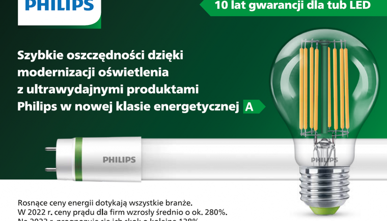 Przełom w energooszczędznym i wydajnym oświetleniu od Philipsa!