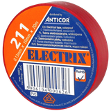 ELECTRIX 211 taśma elektroizolacyjna 0,13 mm x 19 mm x 20 m czerwona