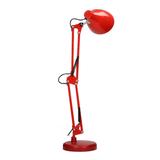DIAN lampa biurkowa. 60W stalowa czerwona DL-1/R ORNO