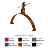 Uchwyt gąsiorowy 210mm Z-śruba H=13 cm /LA/