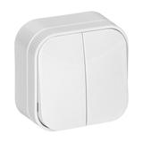 Łącznik świecznikowy natynkowy ToDo IP20, biały, 10 szt.