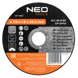 Tarcza tnąca do kamienia 115 x 1.6 x 22.2 mm, 41 37C30-R-BF