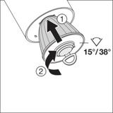 Szynowa oprawa TRACKLIGHT SPOT D95 55W 4000K 90RA NFL BK