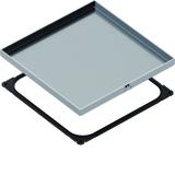 tehalit.VE-EE Pokrywa pełna do bazy IP54 5kN Q12 244x244 15mm stal nierdzewna EKQ122BL15 HAGER