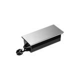 "Gniazdo meblowe z przesuwną klapką i przewodem 1,8m, 2x2P+Z (Schuko), 2xUSB (typ A+C