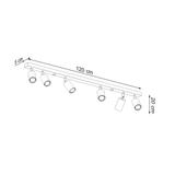 Sollux Plafon BERG 6 naturalne drewno SL.1043