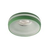 ELICEO DSO GR Oczko sufitowe ELICEO DSO GR okrągły stop aluminium kolor zielony 1XGx5,3/GU10 KANLUX