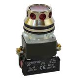 Przycisk NEF30-KLD 2Y/24V-230V czerwony W0-NEF30-KLD 2Y C PROMET