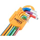 Klucze sześciokątne 1.5-10 mm, zestaw 9 szt.