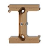 DECO Moduł rozszerzający puszkę natynkową pojedynczą, składaną do ramek wielokrotnych DECO złoty met