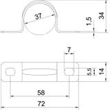605, OBEJMY MOCUJĄCE 37MM OC.GAL