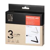 PIRAMIS lampka podszafkowa LED 3,5W, 200lm, 4000K, czarna AD-OM-6563L4/B ORNO
