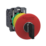 Harmony XB5 Przycisk stop awaryjny fi40 czerwony plastikowy XB5AS9442 Schneider