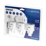 Zestaw bezprzewodowych mini gniazd sterowanych pilotem (3+1), wersja schuko OR-GB-438(GS) ORNO