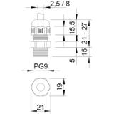 V-TEC/L, DŁAWIK V-TEC Z DŁ.GWINT.PG9 S