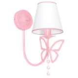 MILAGRO Kinkiet CHARLOTTE PINK 1xE14