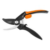 Sekator by-pass 210 mm, zakres do 20 mm, materiał: PP, uchwyt pokryty gumą TPR