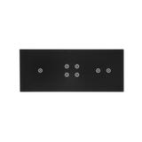 Simon 54 Touch Panel dotykowy S54 Touch 3 moduły 1 pole dotykowe + 4 pole dotykowe + 2 pola dotykowe poziome zastygła lawa DSTR3142/73 KONTAKT