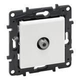 Niloe Step - gniazdo TV typu  F  końcowe do instalacji typu gwiazda, 1,5 dB - kolor biały, Legrand