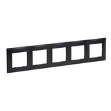 Niloe Selection - Ramka Pięciokrotna Antracyt 762025 LEGRAND