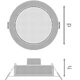 Oprawa LED DOWNLIGHT IP44 DN 115 8W 830 WT 4058075702943 LEDVANCE