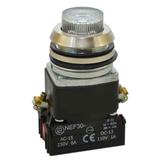 Przycisk NEF30-WLD Y/24V-230V bezbarwny