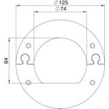 WAGRM45, OSŁONA PRZEJŚCIA PRZEZ ŚCIANĘ