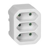 Rozgałęźnik 3x2P euro biały OR-AE-13278/W ORNO