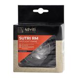 SUTRI RM ramka dekoracyjna oprawy punktowej, MR16/GU10 max 50W, okrągła, regulowana, czarna AD-OD-6176/B ORNO