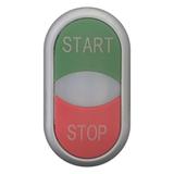 M22-DDL-GR-GB1/GB0 Przycisk podwójny zielony/czerwony /START-STOP/ z samopowrotem i z możliwością po