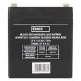 Akumulator AGM 12V 4,5Ah faston 4,7 B9653 EMOS