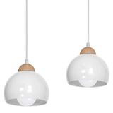 Milagro lampa wisząca Dama White 3xE27 MLP6450