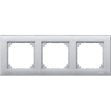 Merten, M-Plan, ramka potrójna, aluminiowy