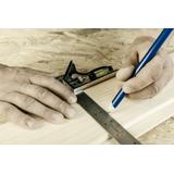 Kątownik stolarski z poziomnicą 300 mm