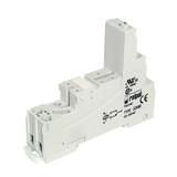 GZM92 Gniazdo wtykowe, do przekaźników RM87N, kolor czarny, szerokość 15,9 mm.