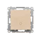 Simon 55 Przycisk zwierny /dzwonek/ szybkozłączka Szampański mat