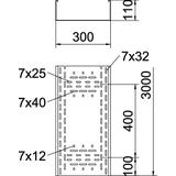 BKRS 1130 FS, Koryto kablowe