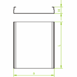 KN240H28/2 KANAŁ 1,0 MM