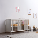 MILAGRO Kinkiet CHARLOTTE PINK 1xE14