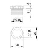 107/E, TULEJA DOCISKOWA PG16 SZ.