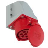GNIAZDO STAŁE 7- STYKOWE 16A 400V 5P+Z+N 117-6v 117-6V PCE