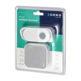 ATEL AC, dzwonek bezprzewodowy sieciowy, learning system, 38 dźwięków, 150m, biały