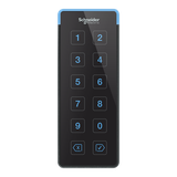 Czytnik z klawiaturą Mifare, DESFire, Prox, NFC, Bluetooth, ościeżnicowy, czarny