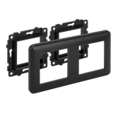 Simon Connect Suport podtynkowy z ramką 2x K45 szary grafit