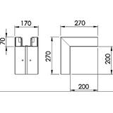 GK-A70170CW, Naroże zewn. GK - A70170