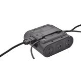 INCARA: LINK'ON - 4X2P+Z / 2XUSB A+C / HDMI (Z PRZEWODEM 2 M) / ZŁĄCZE WIELAND - 2,5 M-CZARNY, Legra