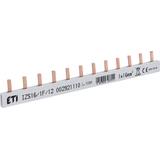 Szyna łączeniowa sztyftowa 1P 100A 16mm2 (12 mod.) IZS16/1F/12 (0,21) 002921110 ETI