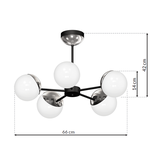 Milagro lampa wisząca/żyrandol Sfera 5xE14 MLP8882