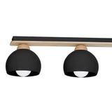 Milagro plafon Dama Black 3xE27 MLP6560