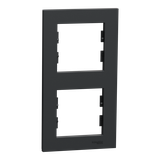 Miluz ED, Ramka 2-krotna pionowa, antracyt